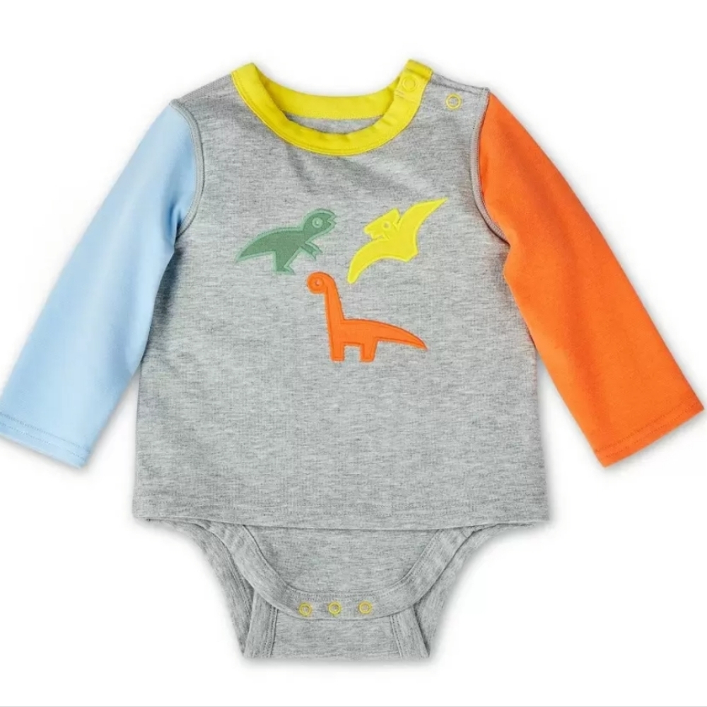 New! Christian Robinson Dinosaur Dino Onesie